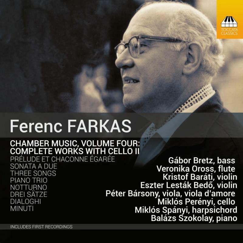 Various Artists Ferenc Farkas: Chamber Music Vol. 4, Works With Cello II CD