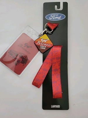 Brand New Ford Bronco Since 1966  Lanyard Cellphone Key Chain Official Licensed