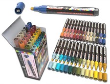 28 Southwestern Colors Acrylic Paint Pens Studio Color Series Markers Set 3mm...