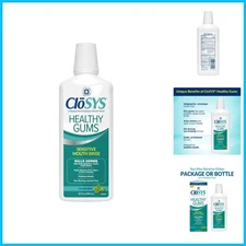 Gentle Mint Healthy Gums Mouthwash – 32 Fl Oz, Antibacterial & Non-Burning