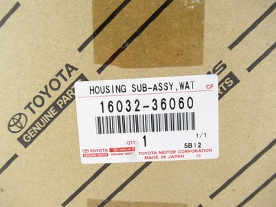 Genuine OEM Toyota Lexus 16032-36060 Water Pump Assy | eBay