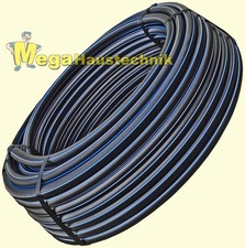 PE Rohr 12,5 Bar Wunschlänge Kunststoffrohr Verlegerohr Wasserleitung PP Fitting