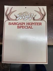 NOS VINTAGE 1989 BLATZ BEER ADVERTISING POSTER SIGN Bargain HUNTERS ORIGINAL