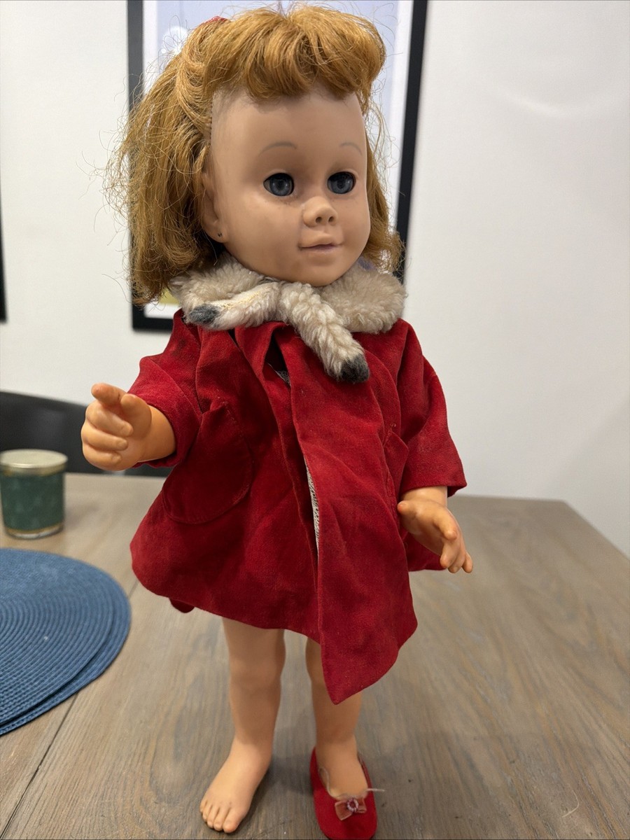 chatty cathy red dress Vintage Mattel Chatty Cathy Doll Dress Doesn't Talk Needs TLC