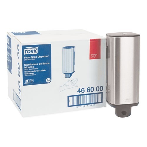 Manual Dispenser, 1 L Bottle; 33 Oz Bottle, Stainless Steel