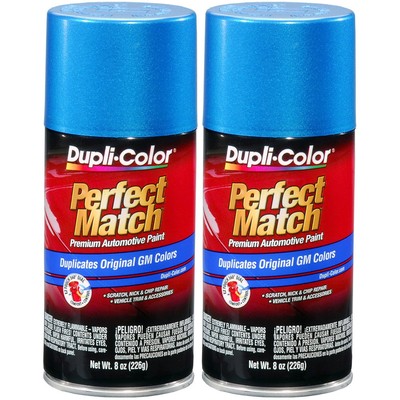 Duplicolor BGM0533 (2-Pack) Perfect Match Aerosol Paint GM 22 WA9656 Bahama Blue