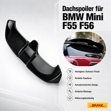 Glänzend schwarzer Klebe-Heckflügel passend Für Mini F55 F56 aerodynamische Form Glänzend schwarzer Klebe-Heckflügel passend Für Mini F55 F56 aerodynamische Form