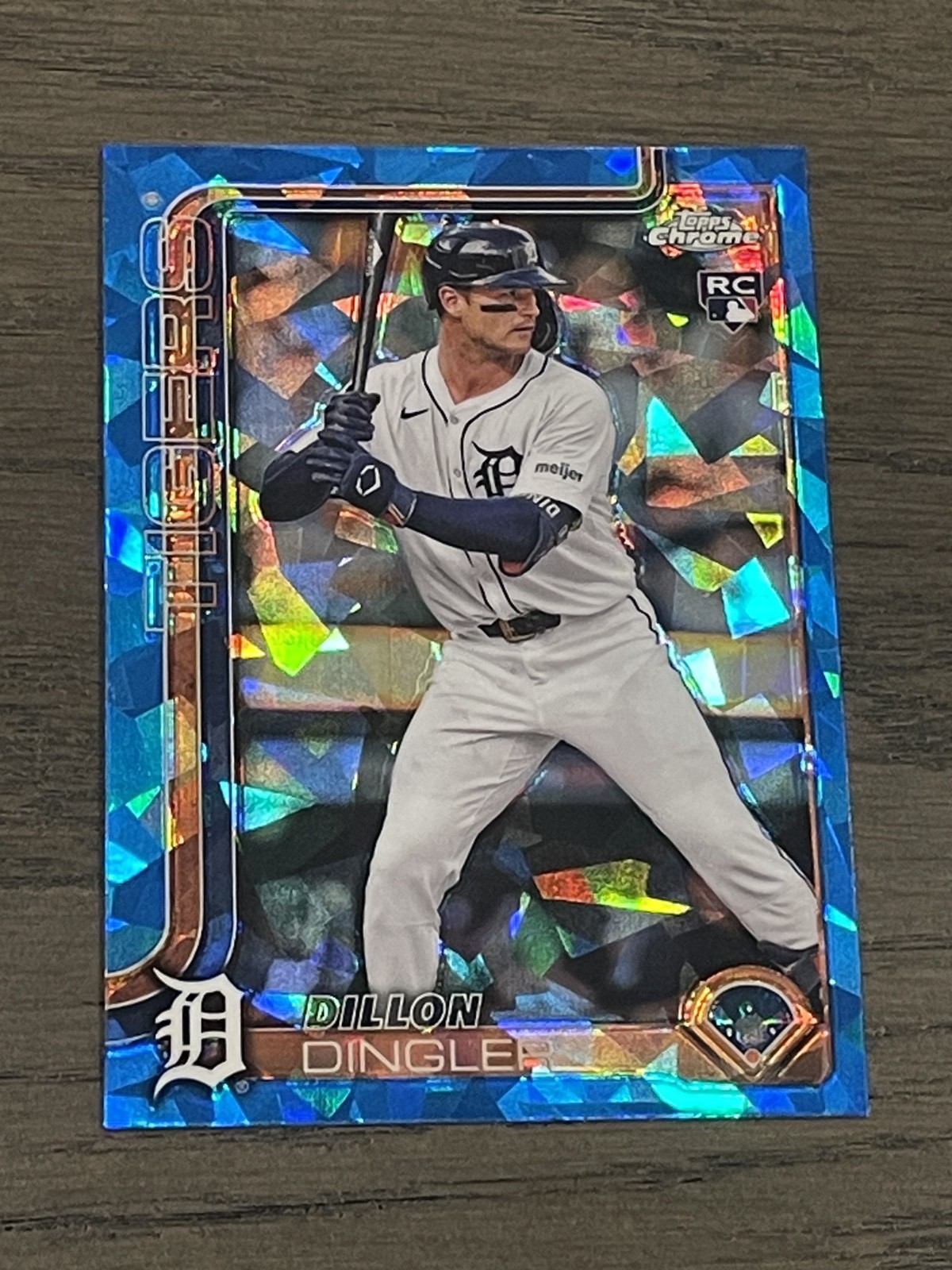 2025 Topps Chrome Sapphire #274 Dillon Dingler, Detroit Tigers RC