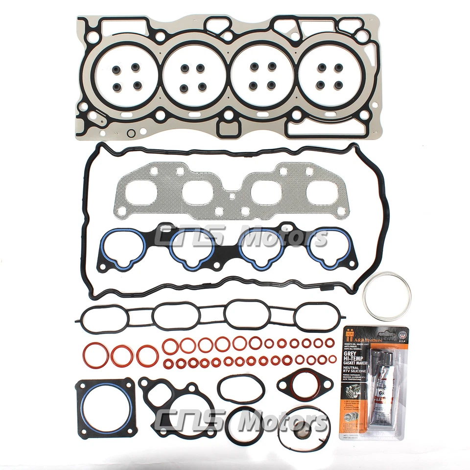 MLS Head Gasket Set For Nissan Sentra Altima 2.5L DOHC QR25DE 2007-2012 Foto 3 de 4