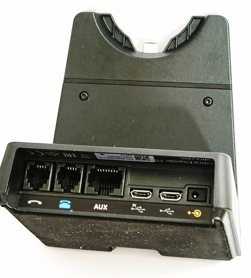 Jabra Engage 75 Stereo Headset - Schwarz mit Station - gebraucht - Bild 4 von 4