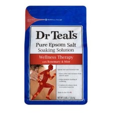 Epsom Salt Magnesium Soak Wellness Therapy Rosemary Mint 3 LBS 1 PCS