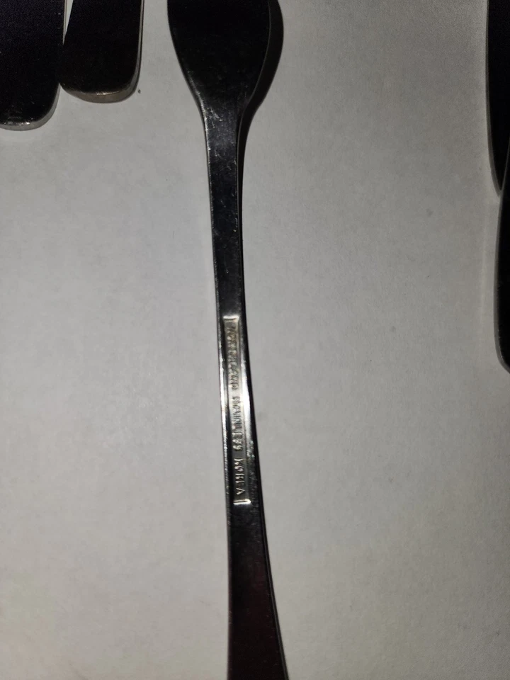 Tenedores de cóctel vintage Northland de acero inoxidable Japón 8 langosta/camarón Foto 3 de 3