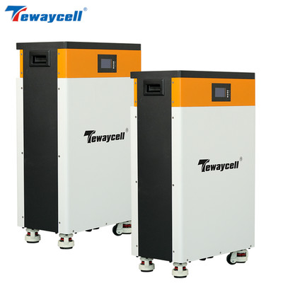 Tewaycell 32kWh Batteriespeicher Solarspeicher LiFePO4 2x16kWh 48V 300Ah