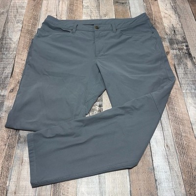 Lululemon Pants Mens 36x29 Gray ABC Classic Fit Performance Warpstreme Chino