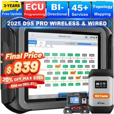 XTOOL D9SPRO Topology Scanner Bidirectional Auto Program Coding Diagnostic Tool