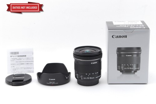 [Casi sin usar] Lente zoom ultra ancho Canon EF-S 10-18mm f/4.5-5.6 IS STM... - Imagen 1 de 24