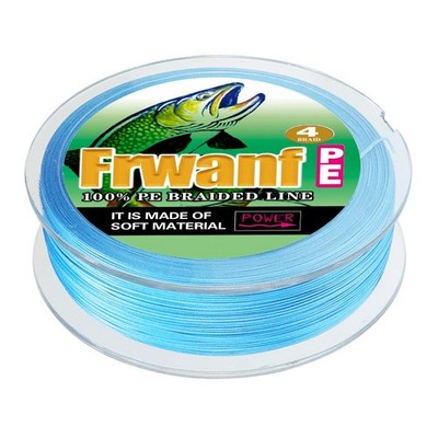 Frwanf Fishing Line X4 150M Solid Blue 4-Strand Braid [Sizes 0.4 To 10 Availabl_