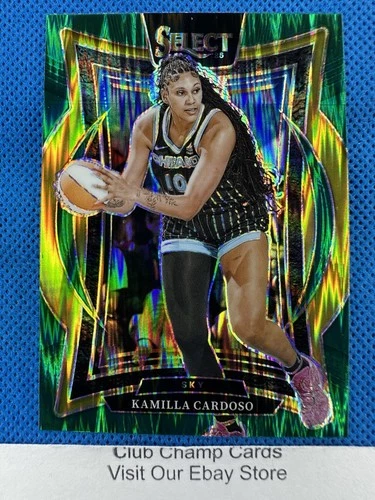 Kamilla Cardoso 2025 Panini Prizm Kamilla Cardoso #7 Green