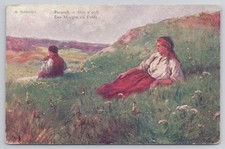 A Setkowicz Poranek Jitro V Poli Poland Postcard