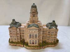 Texiana Collectibles County Seat Series 3 Pc Tarrant County Courthouse Ft Worth