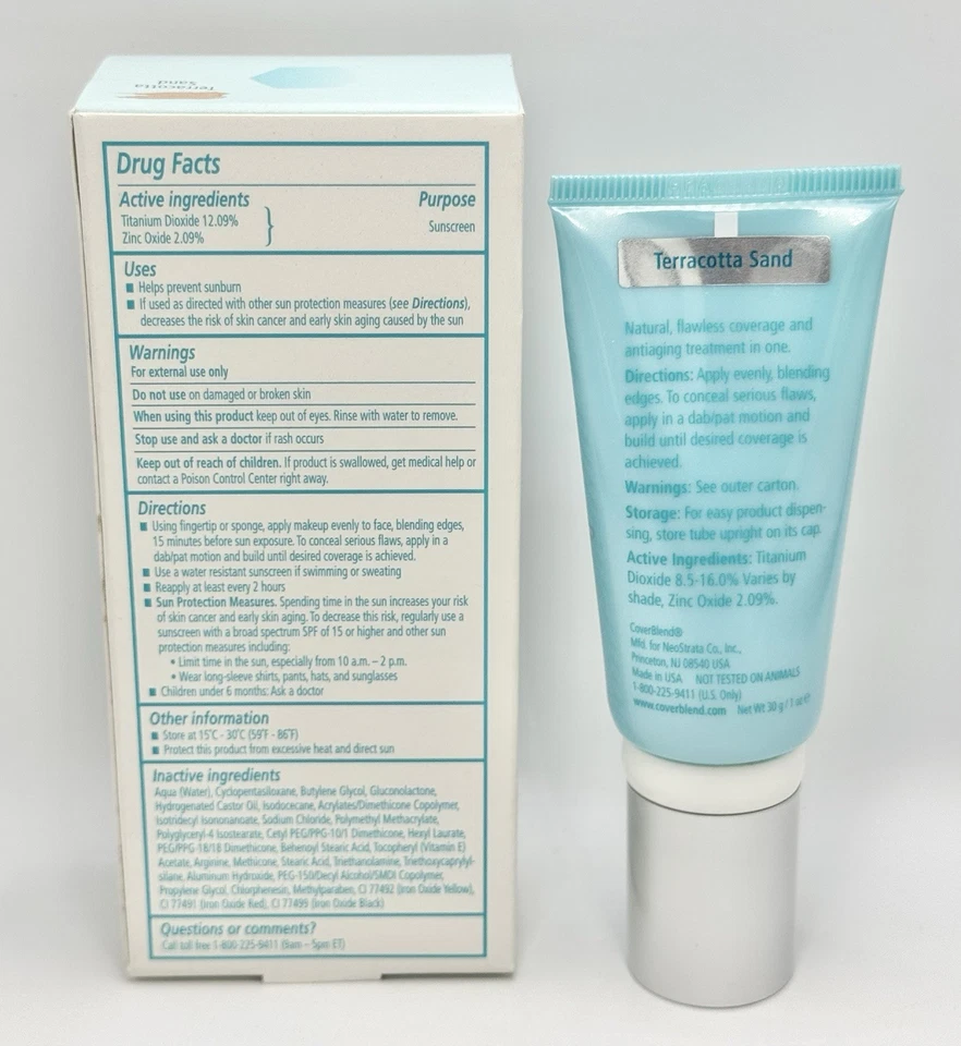 Exuviance Cover Blend Concealing Makeup - Terracotta Sand - 1 fl. oz. - Image 2 of 4