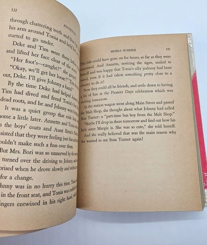 Walt Disney Annette Sierra Summer Authorized Edition Hardcover 1960 Vintage Book image 8