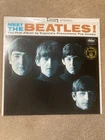 BEATLES - MEET THE BEATLES VINYL LP CAPITOL PURPLE STEREO REISSUE EX/VG+