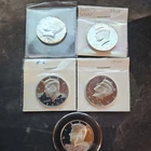 1966-P 2000-2007-S Kennedy Half Dollar Lot 90% Silver/Clad Proof 5 COINS 0.900