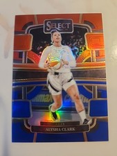2024 Panini Select WNBA - Concourse Alysha Clark #43 Red & Blue Prizm /399