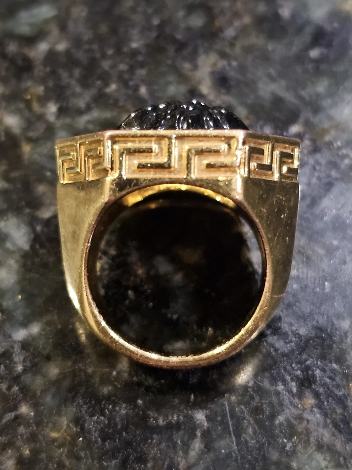 范思哲意大利美杜莎戒指男女通用 8.5 码男式 — 第 4/4 张图片