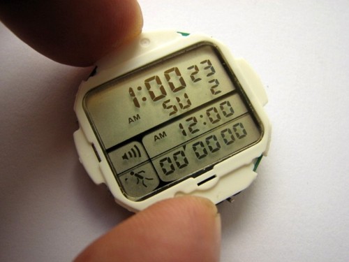 RARE Vintage Seiko A714 Running-Man LCD Digital sport watch movement module  | eBay