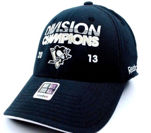 Pittsburgh Penguins 2013 NHL Division Champions Flex Hockey Cap Hat ...