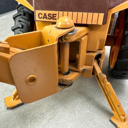 Vintage ERTL 1:16 Scale Case 580E Diecast Toy King Loader Backhoe 1980s Metal - Picture 23 of 24