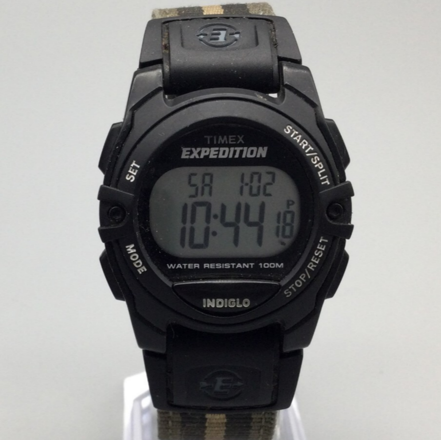 Timex Expedition Watch Unisex T49661 34mm Black Tone Nylon Band