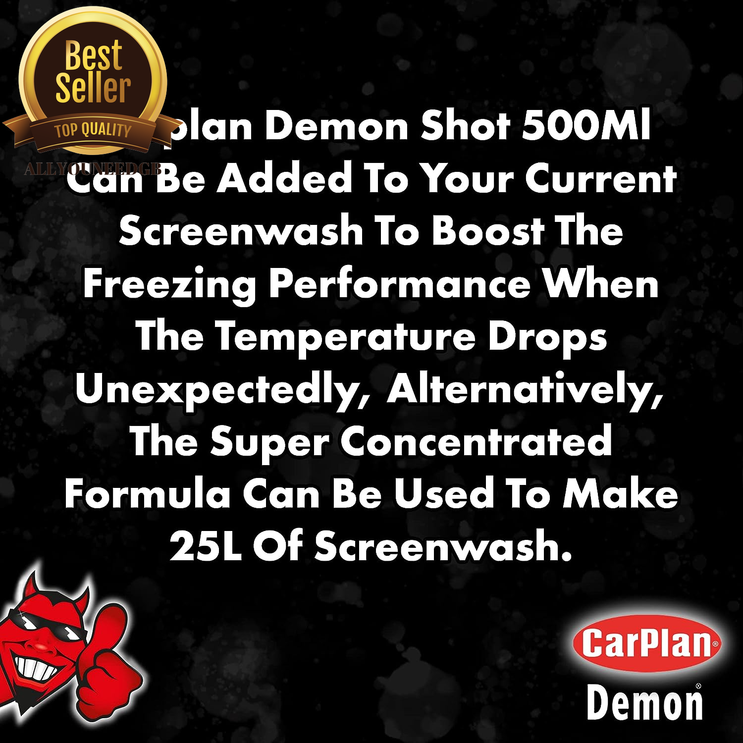 Carplan Demon Shot Screenwash Booster DeIcer Winter Gift Pack Choose