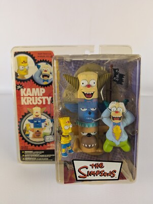 Die Simpsons Figur Kamp Krusty McFarlane Toys Krusty und Bart 2007 OVP Neu