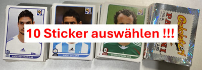 Panini WM 2010 Sammelsticker Sammelbilder | 10 Sticker aussuchen