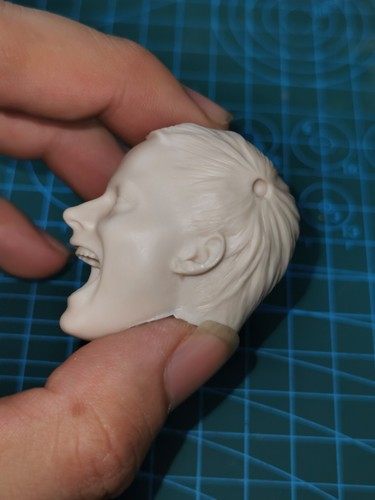 1/6 1/12 1/18 Clown Girl Head Sculpt Carved For Female Action Figure Body Toys - 第 3/8 張圖片