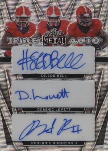 2024 Leaf Metal Dillon Bell Dominic Lovett Roderick Robinson II #TA-1