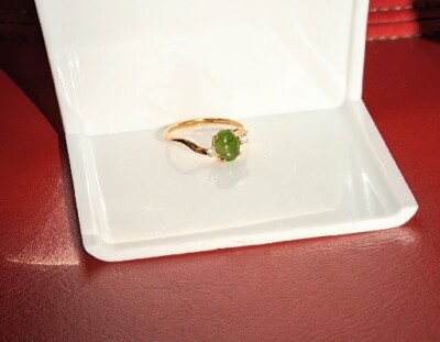 GENERATIONSEX 金テ Vintage 18K GE Gold Silver Cubic Zirconia Unisex Ring Size