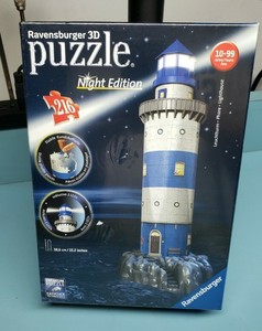 ravensburger 3d puzzle lighthouse night edition