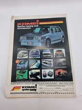 Vw Motoring Magazine Kamei Advertising- Golf Beetle Scirocco Advert Vw Motoring Magazine Kamei Advertising- Golf Beetle Scirocco Advert