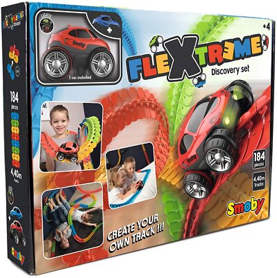 Smoby FleXtreme Rennbahn Starter-Set starterset 7600180902 NEU