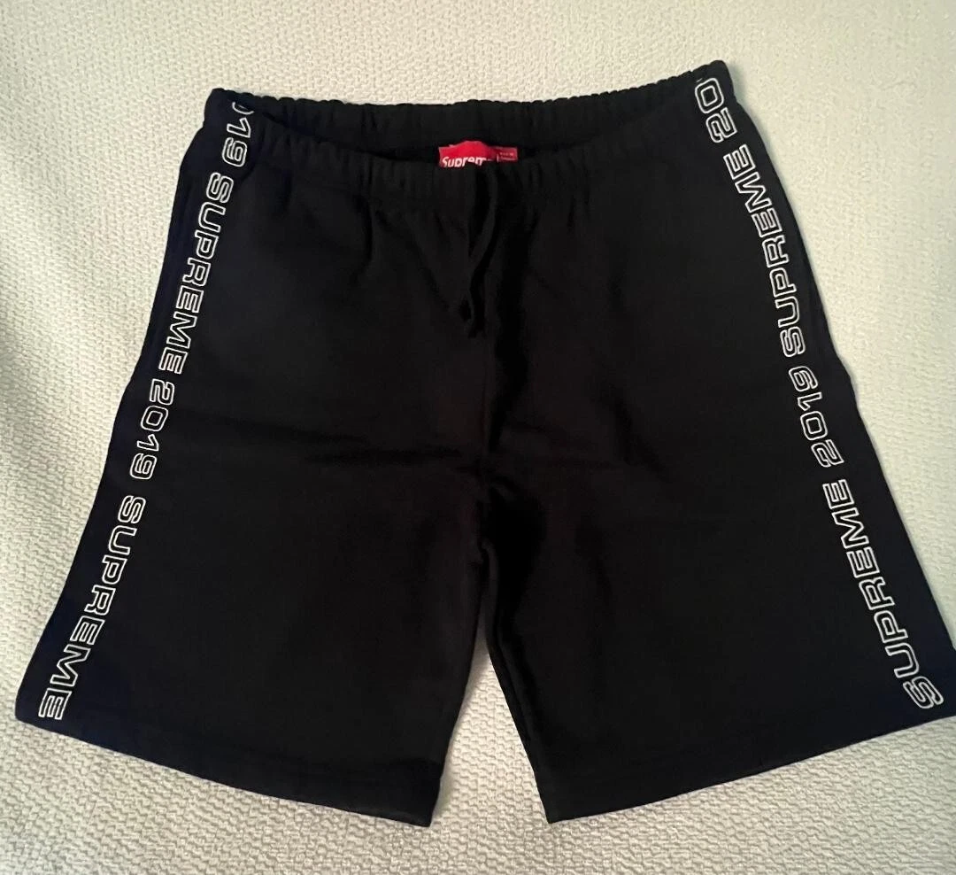 Neuf 2019 SUPREME TOPLINE SWEATSHORT noir taille grand neuf avec étiquettes ! Expédition rapide !