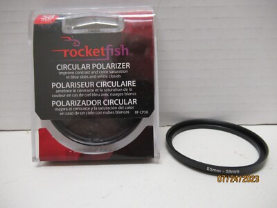 Rocketfish 8 point Star Filter & Circular Polarizer with 55mm-58mm & 52mm-58mm