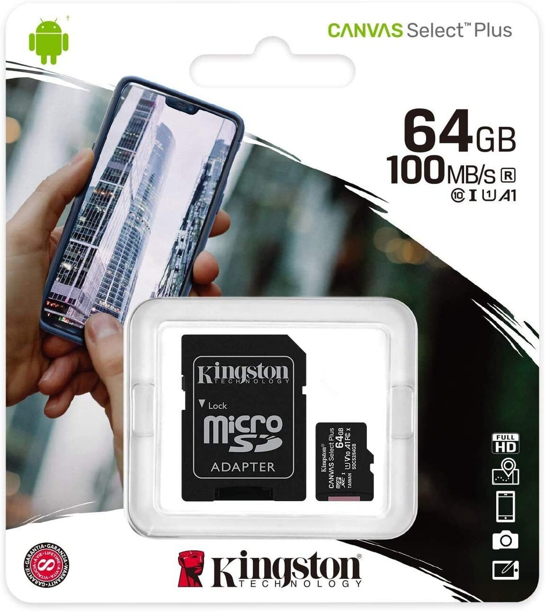 Kootion Micro SD Karte 64GB Speicherkarte Class 10 U1 Mini SD Karte