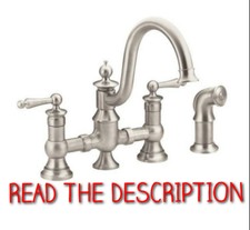 Moen S713srs High Arc Kitchen Faucet W Side Spray From Waterhill