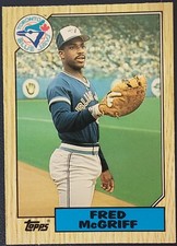 1987 Topps Traded Fred McGriff Toronto Blue Jays #74T NRMT **75 card lot**
