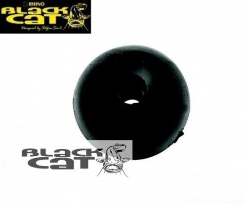 Perles Black Cat rubber shock beads 10mm par 10