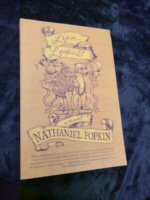Lion and Leopard by Nathaniel Popkin (2013, Trade Paperback) Signed